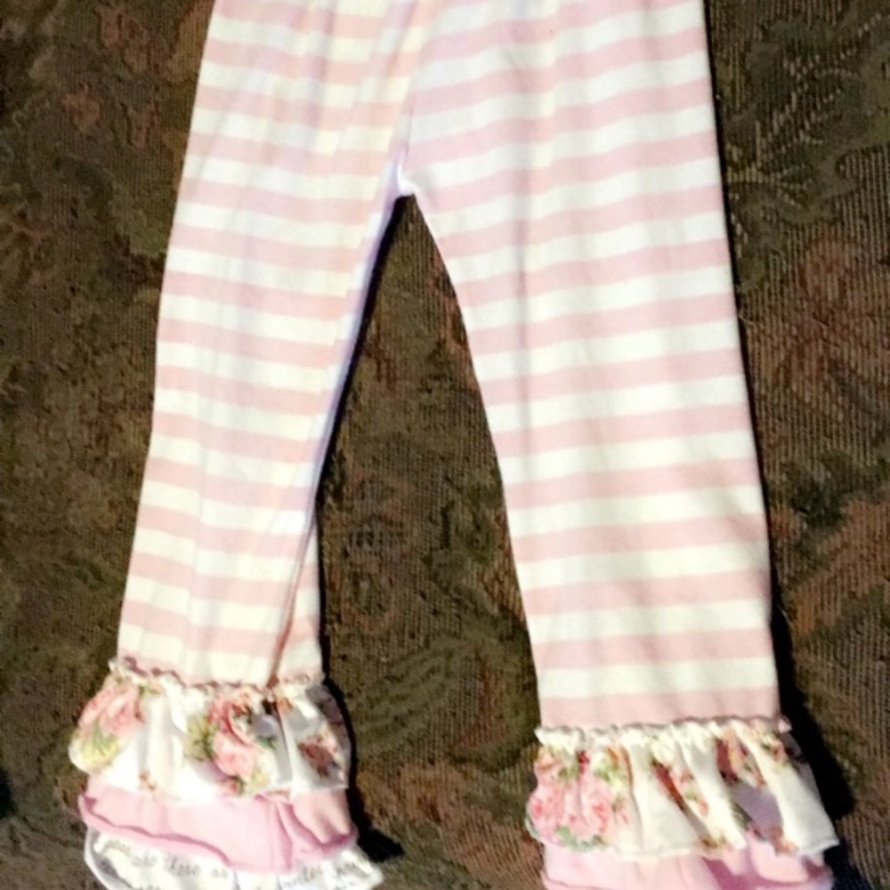 Girls boutique ruffle pants